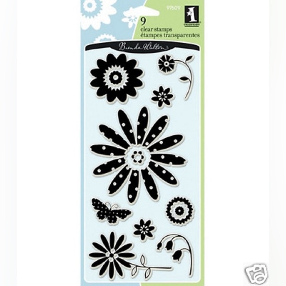 Inkadinkado “Pretty Flowers” Stamp Set